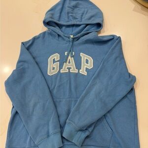 GAP Men's Light Blue Hoodie